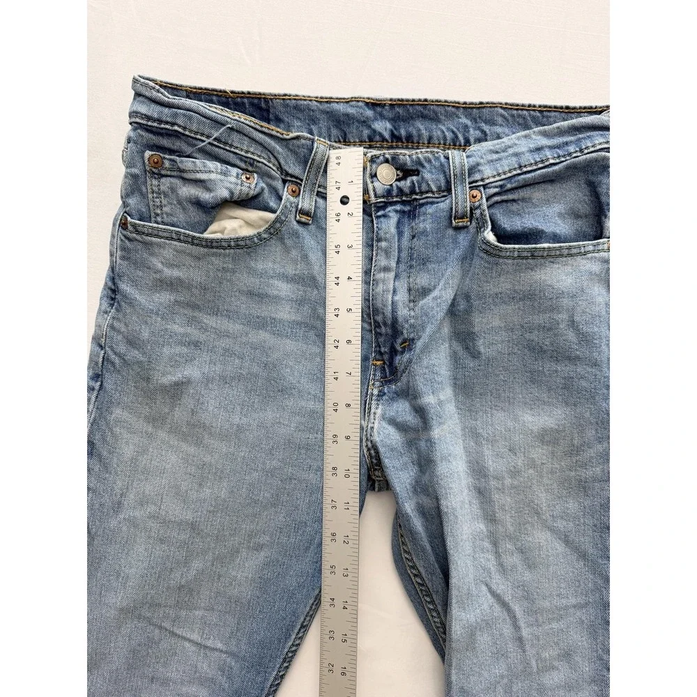 Levi's 512 Jeans Mens 31x32 Blue Light Wash Slim Tapered Denim Pants Casual